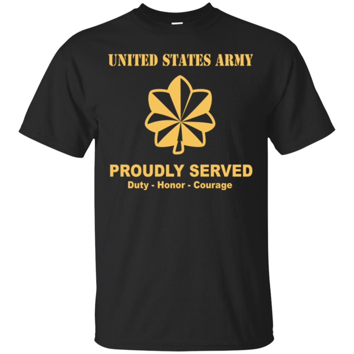 US Army O-4 Major O4 MAJ Field Officer Ranks Men Front Shirt US Army Rank-TShirt-Army-Veterans Nation