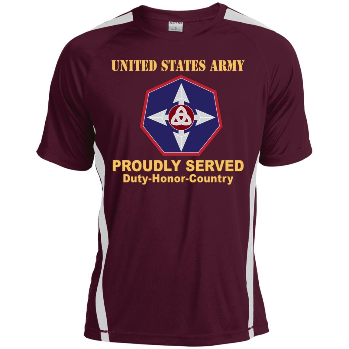 US ARMY 364TH EXPEDITIONARY SUSTAINMENT COMMAND- Proudly Served T-Shirt On Front For Men-TShirt-Army-Veterans Nation