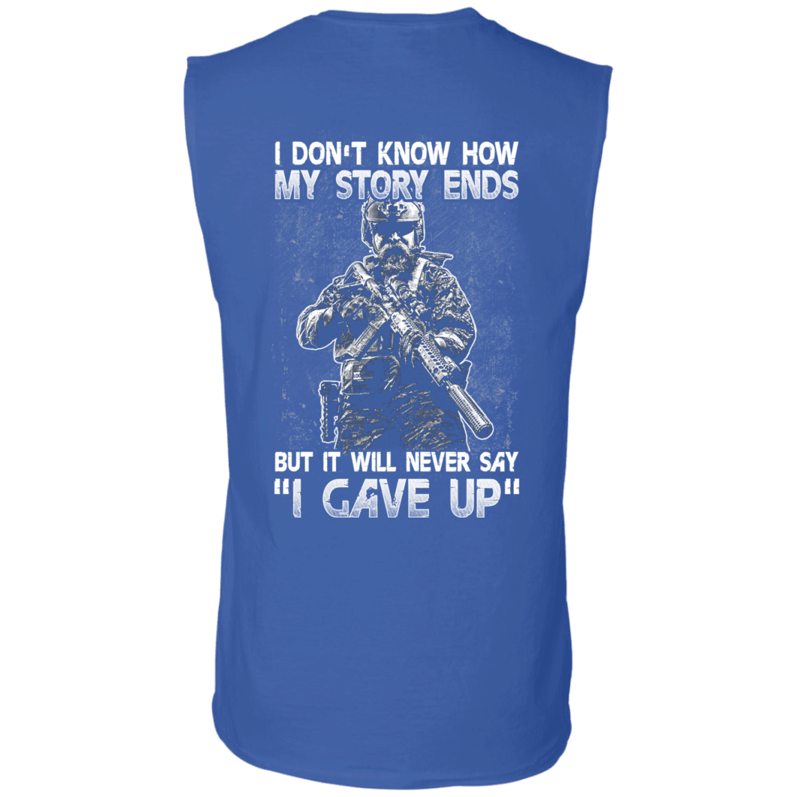 Military T-Shirt "Veteran - I Don't Know How My Story Ends"-TShirt-General-Veterans Nation