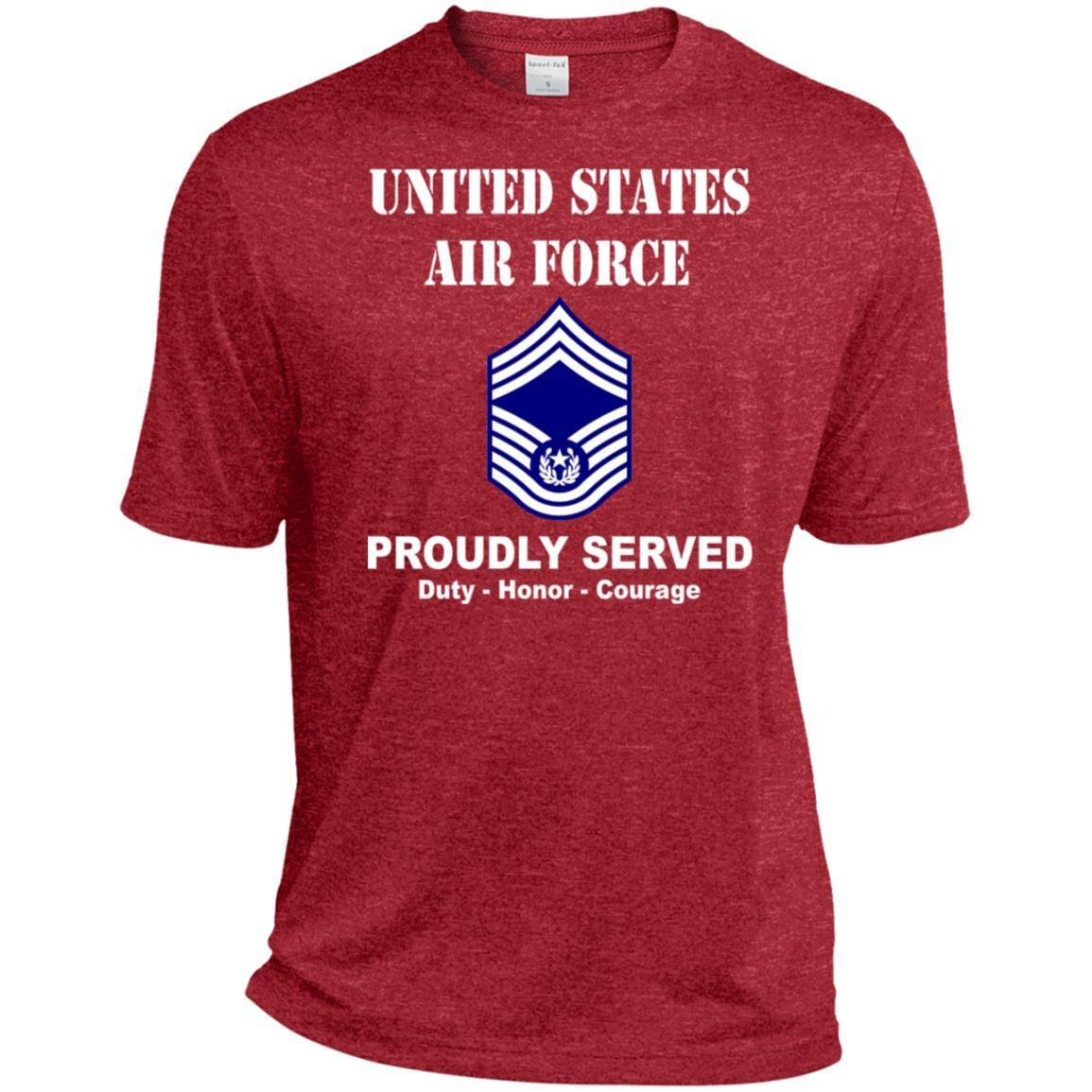 US Air Force E-9 Chief Master Sergeant Of The Air Force E9 CMSAF Noncommissioned Officer (Special) Ranks T shirt Sport-Tek Tall Pullover Hoodie - T-Shirt-TShirt-USAF-Veterans Nation