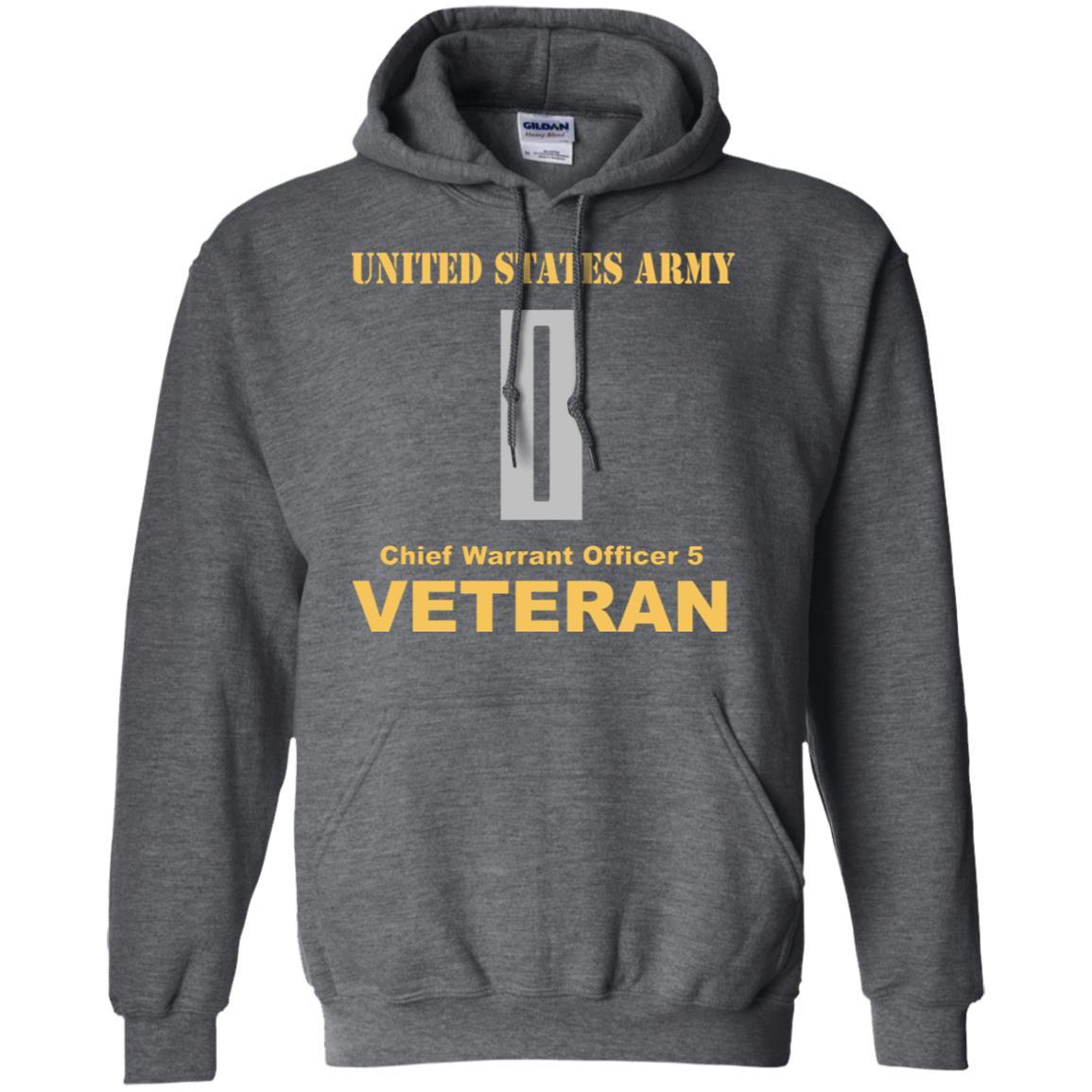 US Army W-5 Chief Warrant Officer 5 W5 CW5 Warrant Officer Veteran Men T Shirt On Front-TShirt-Army-Veterans Nation