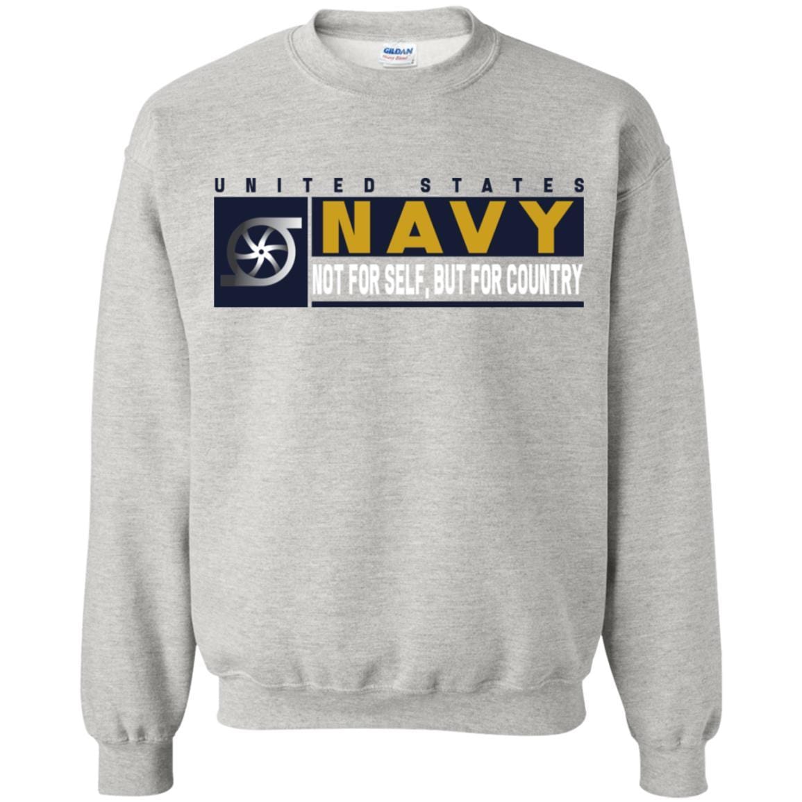 Navy Gas Turbine Systems Technician Navy GS- Not for self Long Sleeve - Pullover Hoodie-TShirt-Navy-Veterans Nation