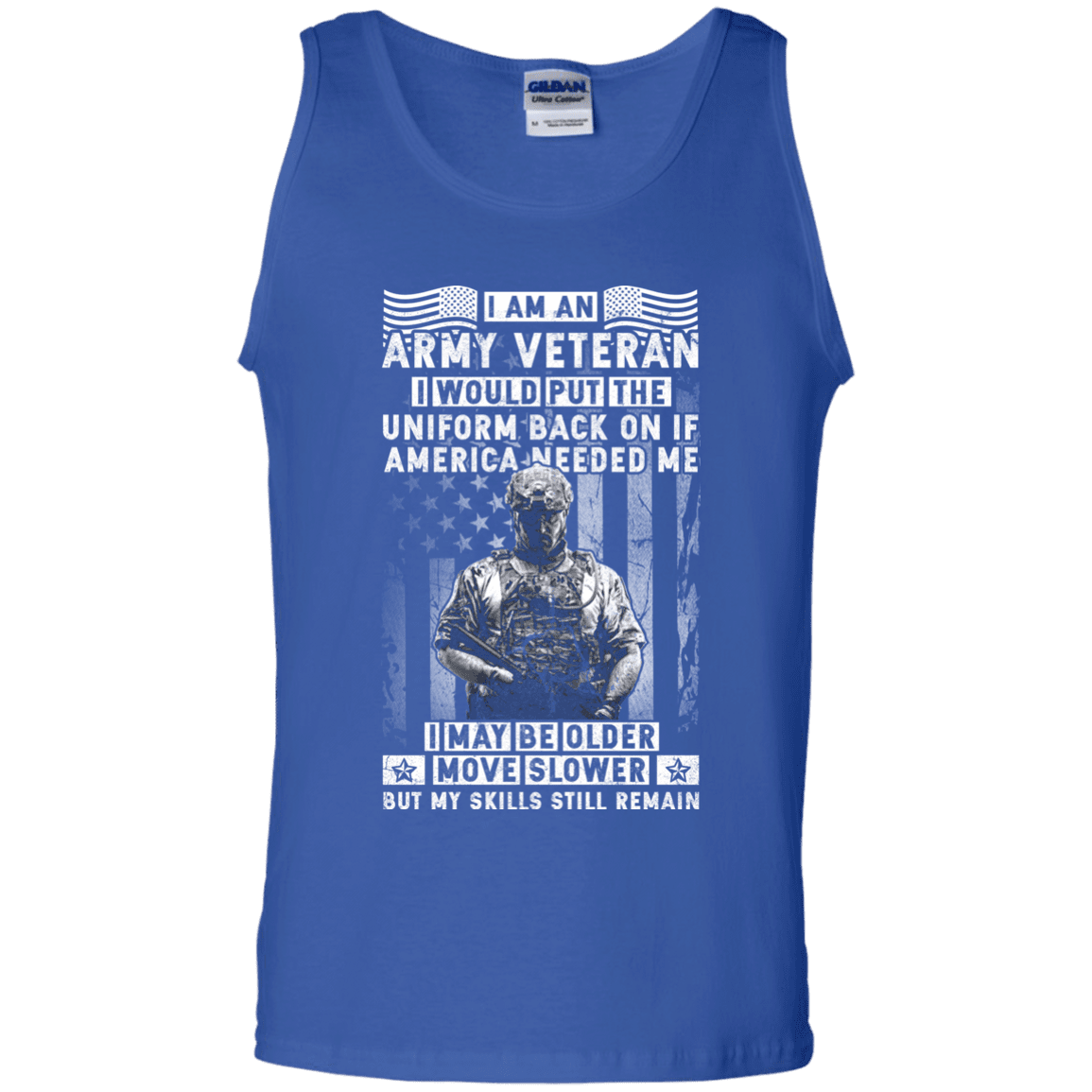 I am an Army Veteran Men Front T Shirt-TShirt-Army-Veterans Nation