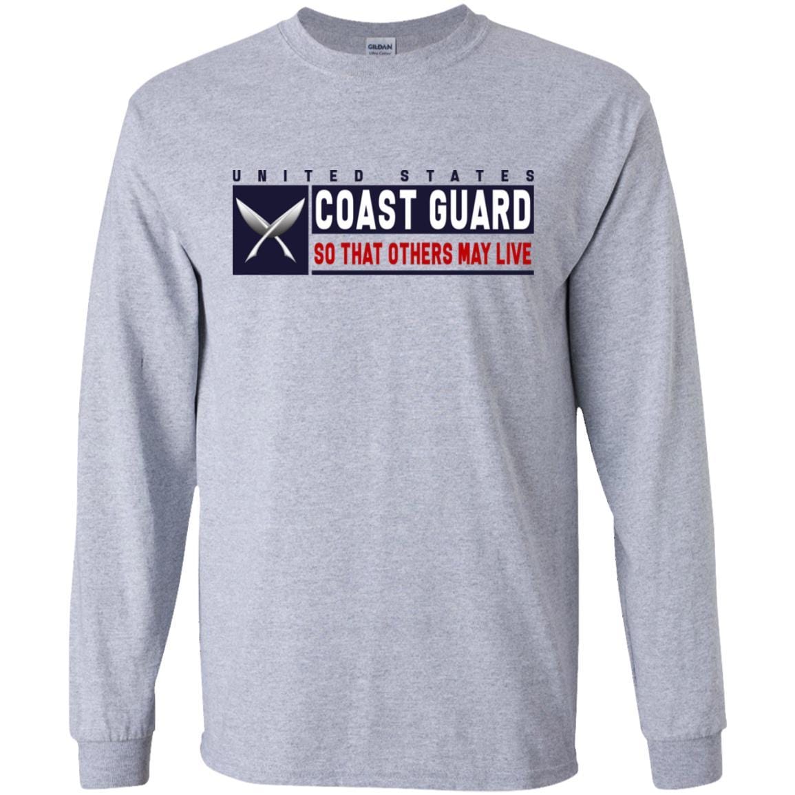 US Coast Guard Yeoman YN Logo- So that others may live Long Sleeve - Pullover Hoodie-TShirt-USCG-Veterans Nation