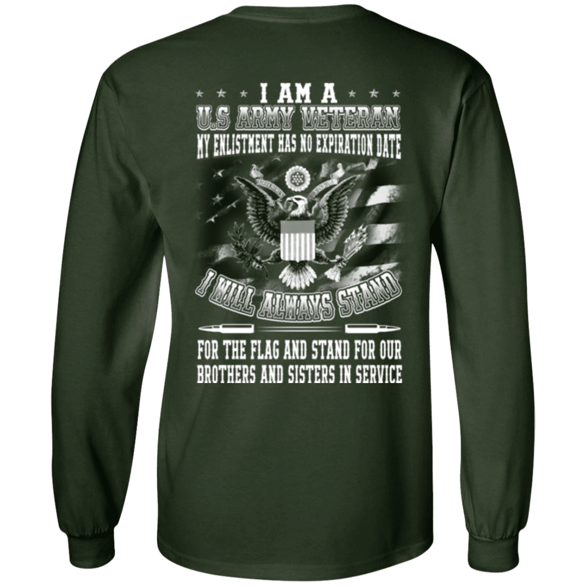 Military T-Shirt "I am A US Amry Veteran"-TShirt-General-Veterans Nation