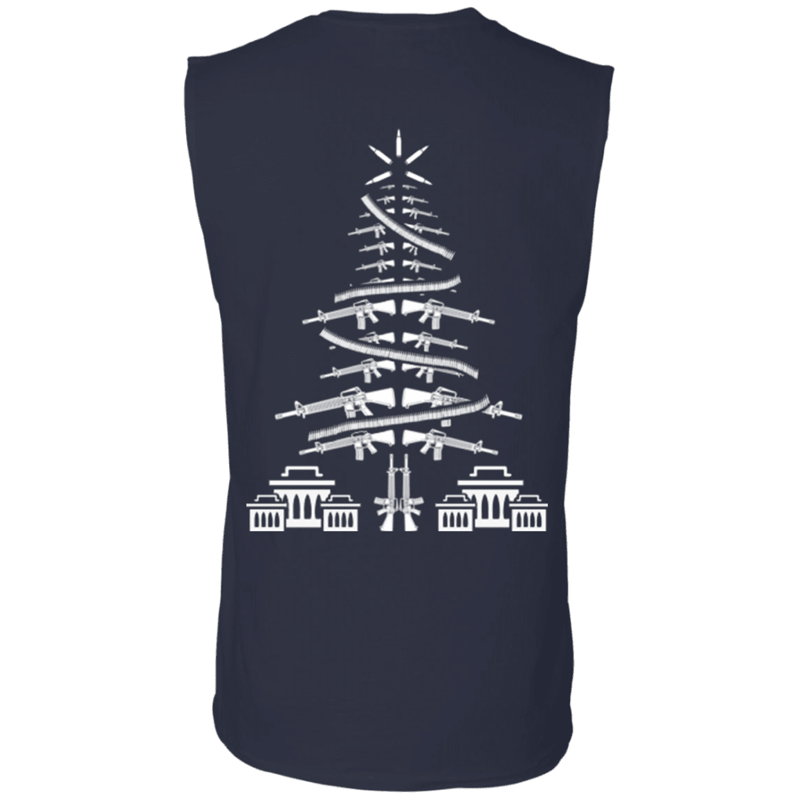 Military T-Shirt "Christmas Tree Veteran"-TShirt-General-Veterans Nation