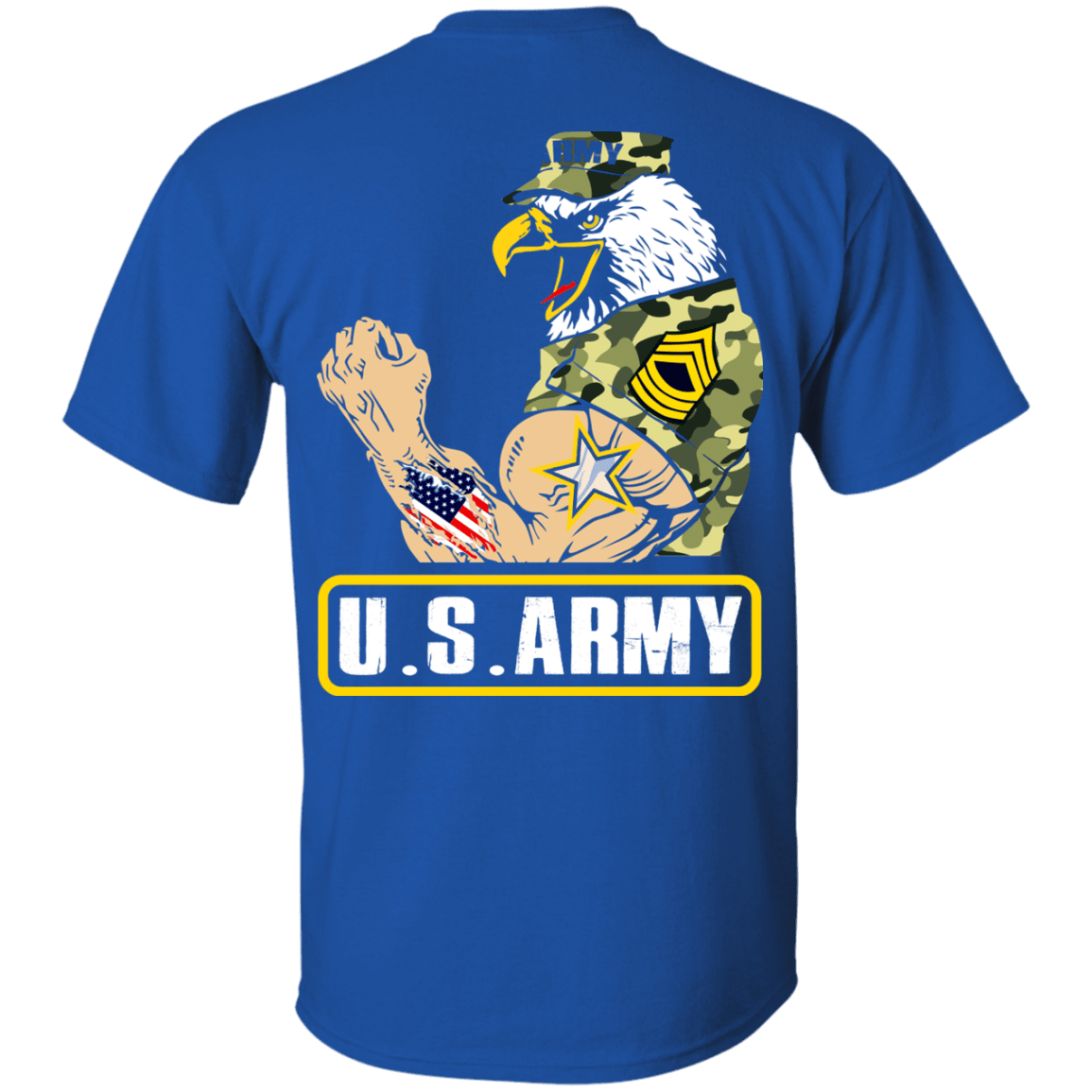 US Army Strong Back T Shirts-TShirt-Army-Veterans Nation