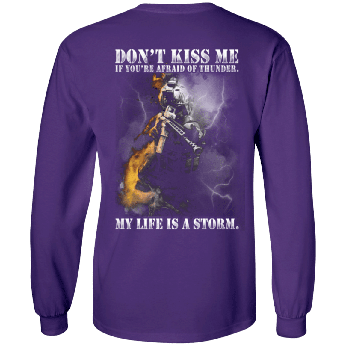 Military T-Shirt "My Life Is Storm Veteran"-TShirt-General-Veterans Nation