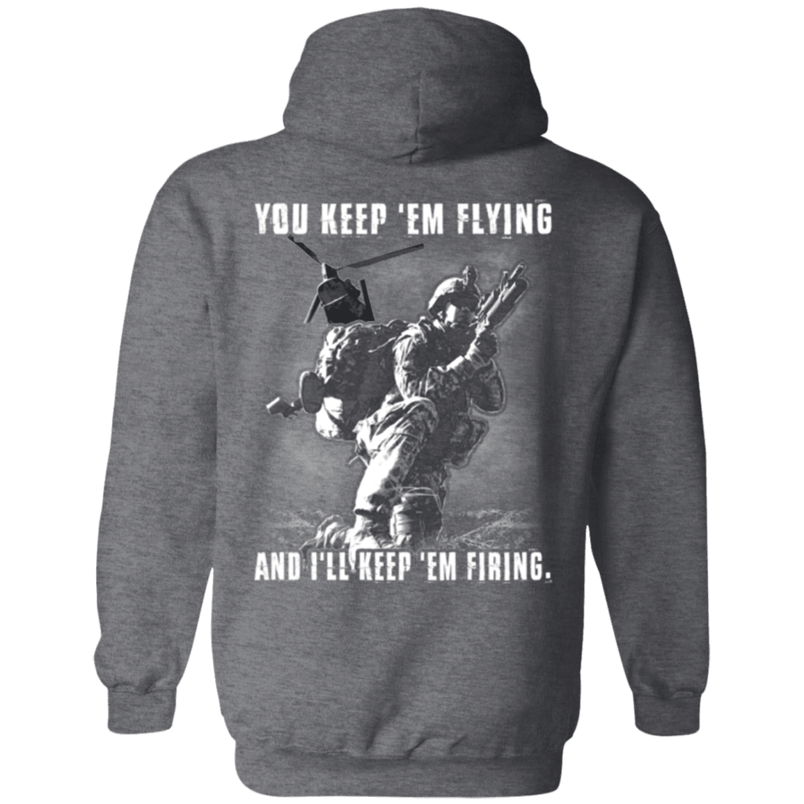 Military T-Shirt "You Kept 'Em Flying I'll Kept 'Em Firing"-TShirt-General-Veterans Nation