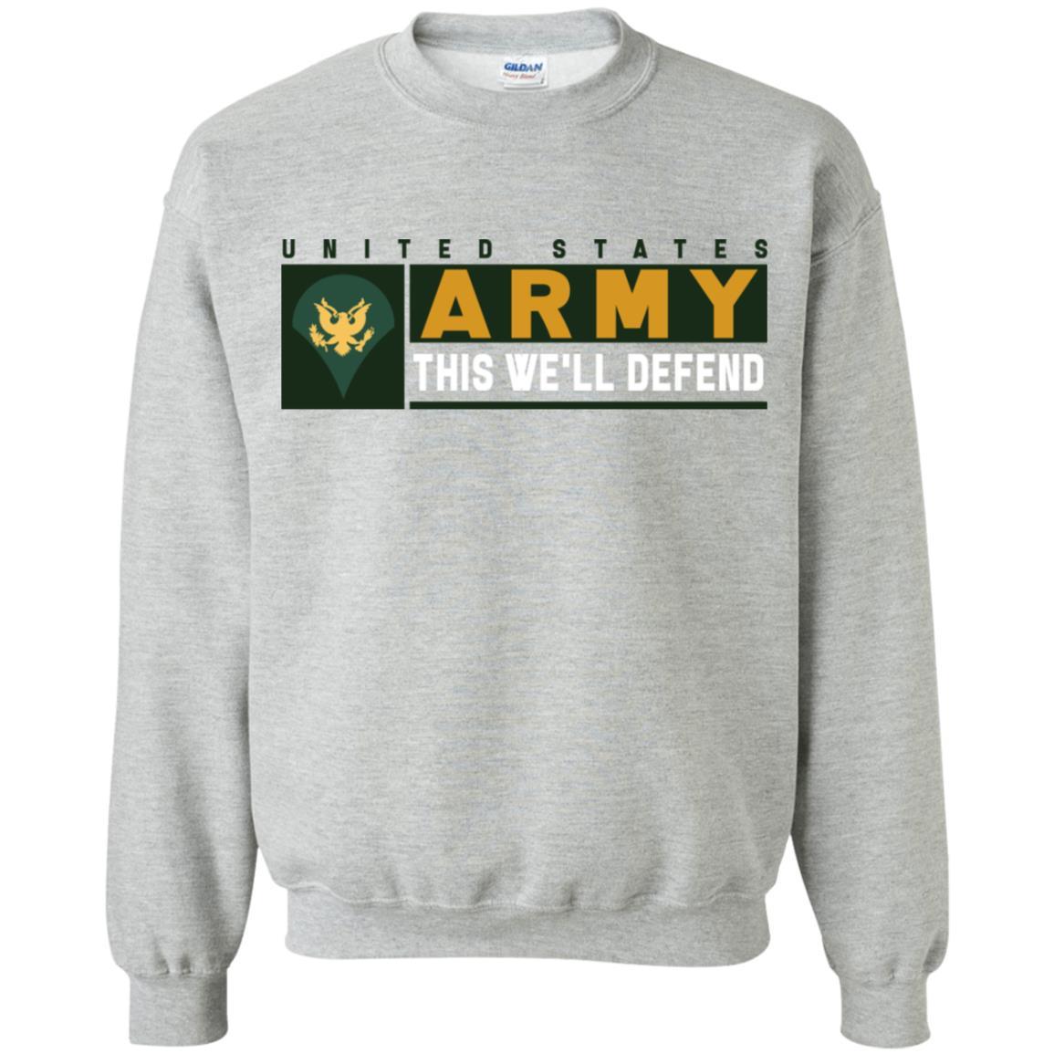 US Army E-4 SPC This We Will Defend Long Sleeve - Pullover Hoodie-TShirt-Army-Veterans Nation