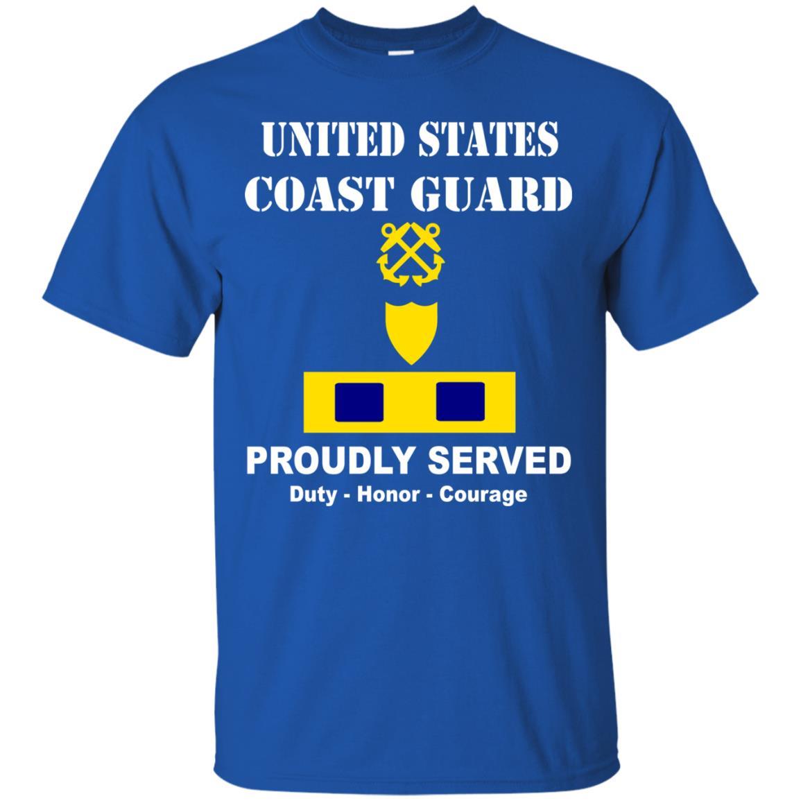 US Coast Guard W-3 Chief Warrant Officer 3 W3 CWO-3 Chief Warrant Officer Men Front USCG T Shirt-TShirt-USCG-Veterans Nation