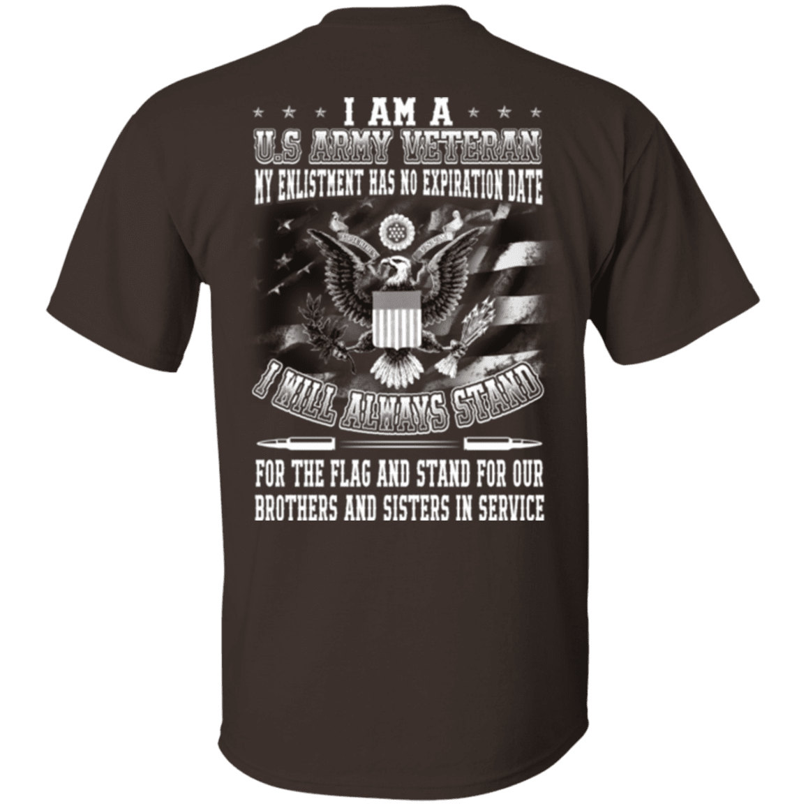 Military T-Shirt "I am A US Amry Veteran"-TShirt-General-Veterans Nation