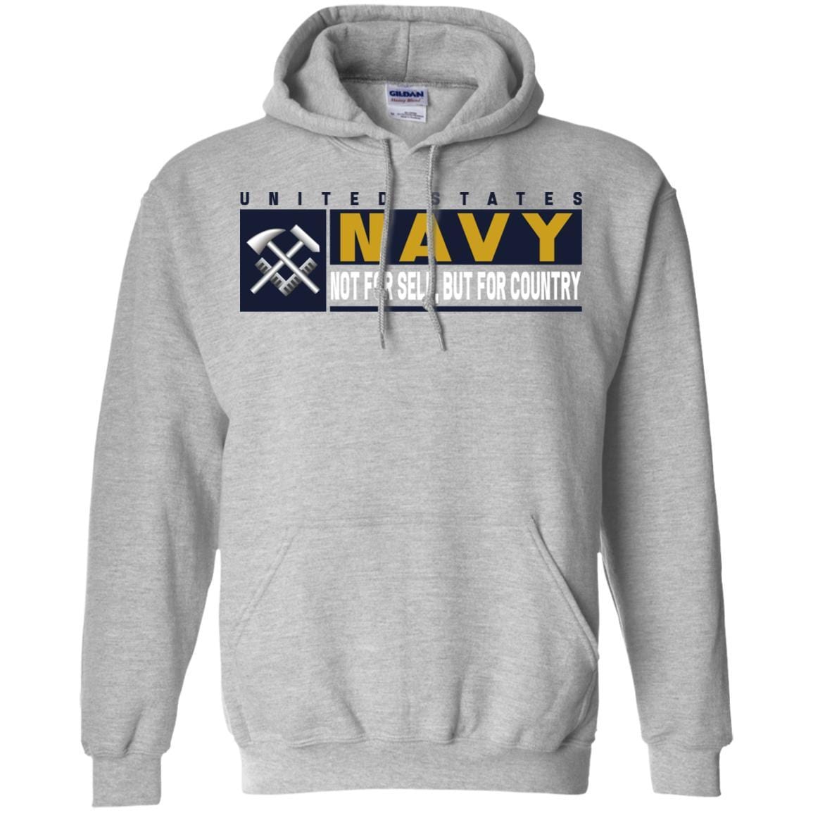 Navy Hull Maintenance Technician Navy HT- Not for self Long Sleeve - Pullover Hoodie-TShirt-Navy-Veterans Nation