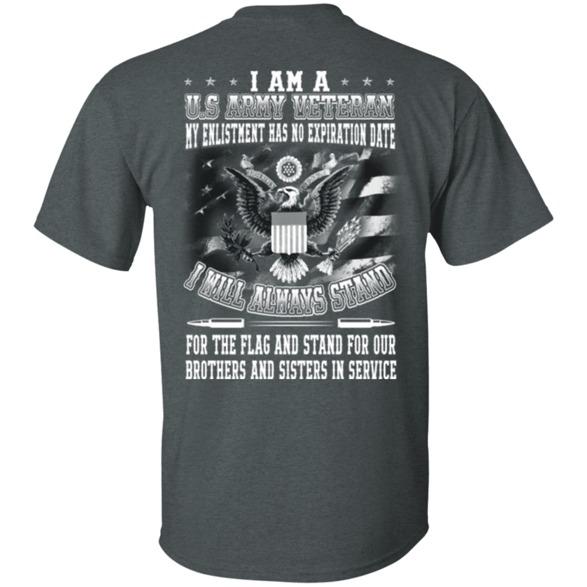 Military T-Shirt "I am A US Amry Veteran"-TShirt-General-Veterans Nation