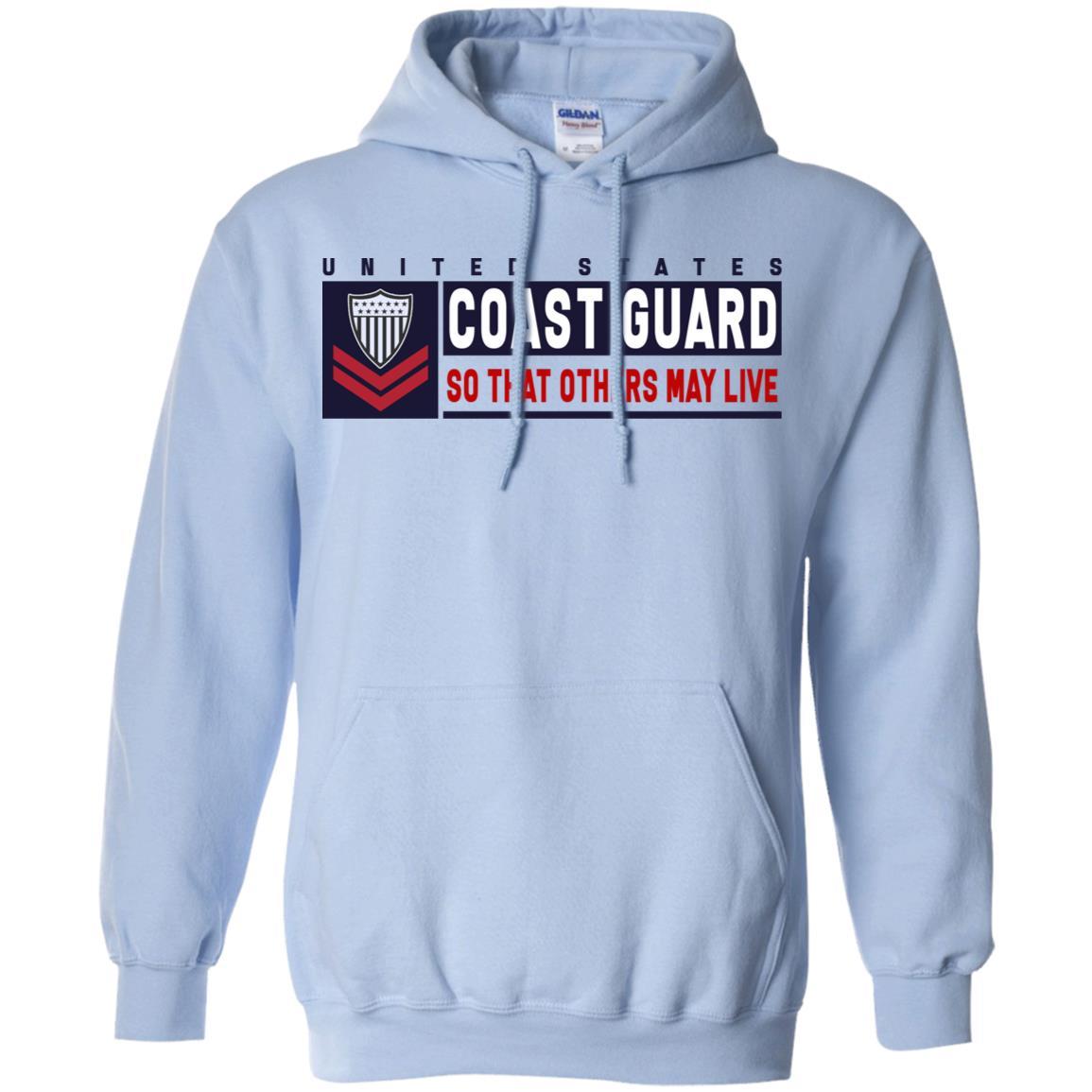 US Coast Guard E-5 Petty Officer Second Class E5 PO2 So That Others May Live Long Sleeve - Pullover Hoodie-TShirt-USCG-Veterans Nation