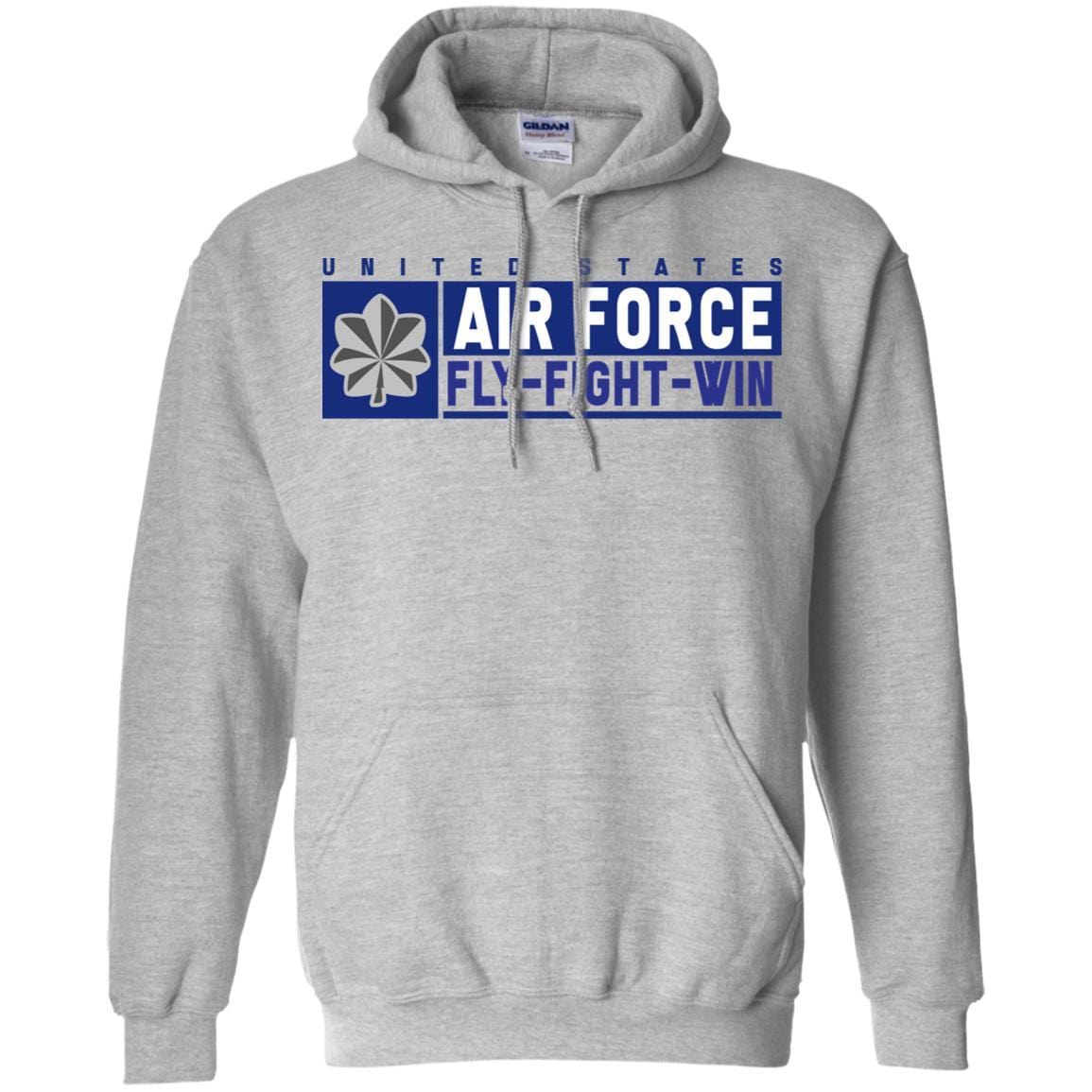 US Air Force O-5 Lieutenant Colonel Fly - Fight - Win Long Sleeve - Pullover Hoodie-TShirt-USAF-Veterans Nation