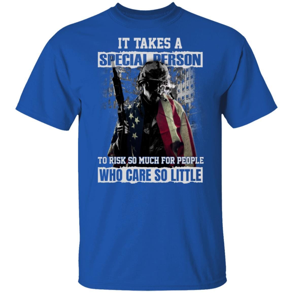 T-Shirt Takes A Specical Person - US Veteran On Front-T-Shirts-Veterans Nation