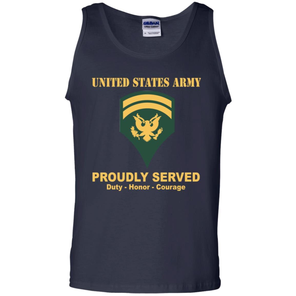 US Army E-6 SPC E6 Specialist Ranks Men Front Shirt US Army Rank-TShirt-Army-Veterans Nation