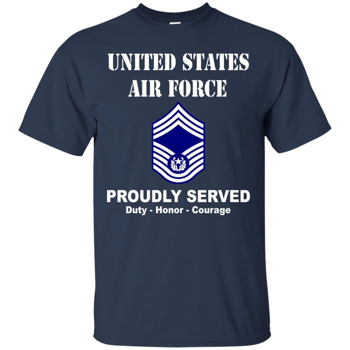 US Air Force E-9 Chief Master Sergeant Of The Air Force E9 CMSAF Noncommissioned Officer (Special) Ranks Men Front T Shirt For Air Force-TShirt-USAF-Veterans Nation