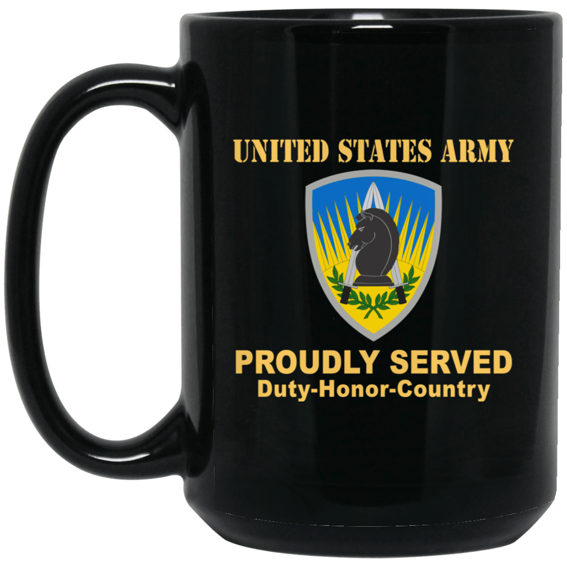 US ARMY 650 MILITARY INTELLIGENCE GROUP- 11 oz - 15 oz Black Mug-Mug-Army-CSIB-Veterans Nation