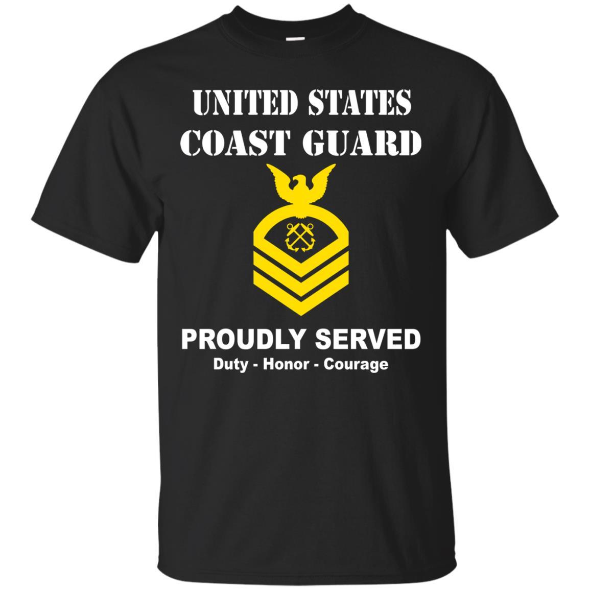 US Coast Guard E-7 Chief Petty Officer E7 CPO Chief Petty Officer Men Front USCG T Shirt-TShirt-USCG-Veterans Nation