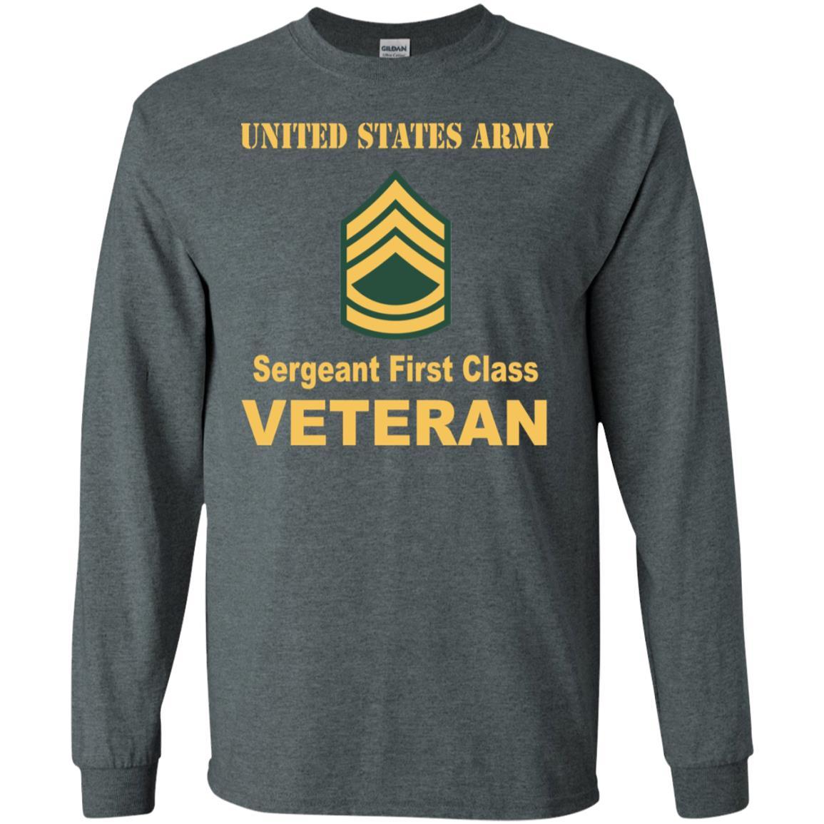 US Army E-7 Sergeant First Class E7 SFC Noncommissioned Officer Ranks Veteran Men T Shirt On Front-TShirt-Army-Veterans Nation