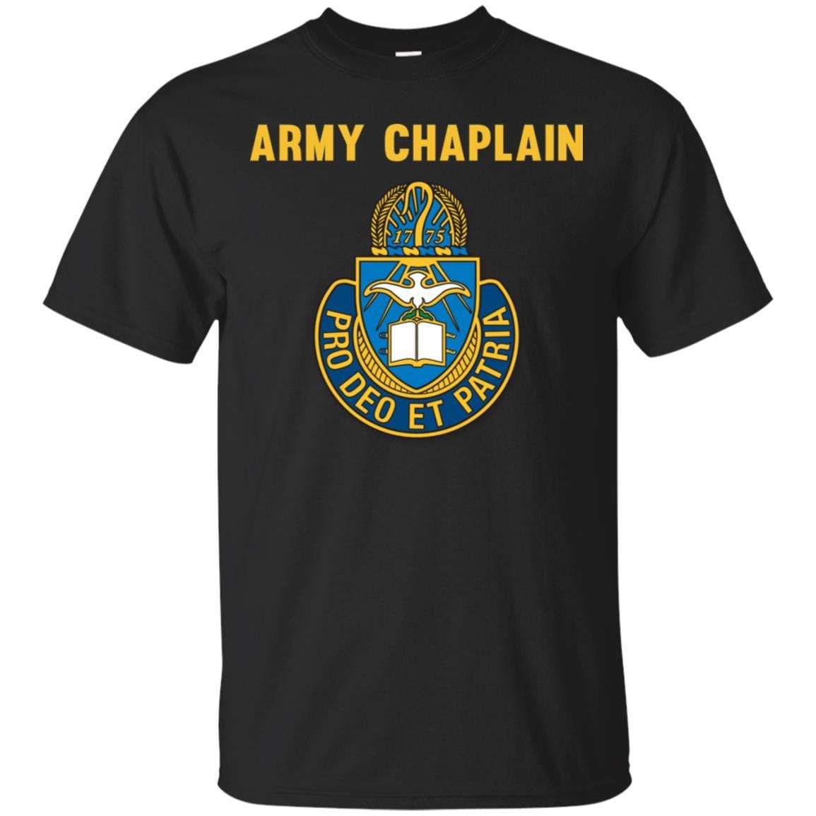 US Army Chaplain T-Shirt For Men On Front-TShirt-Army-Veterans Nation