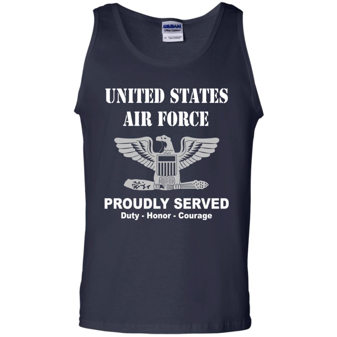 US Air Force O-6 Colonel Col O6 Field Officer Ranks Men Front T Shirt For Air Force-TShirt-USAF-Veterans Nation