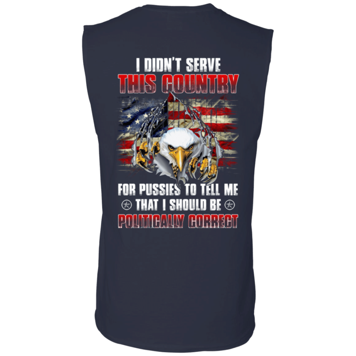 Military T-Shirt "Veteran - I Didn't Serve This Country"-TShirt-General-Veterans Nation