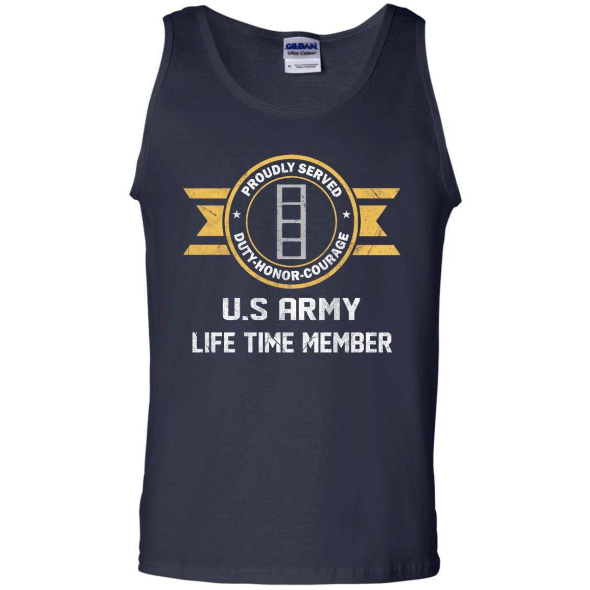 Life Time Member - US Army W-4 Chief Warrant Officer 4 W4 CW4 Warrant Officer Ranks Men T Shirt On Front-TShirt-Army-Veterans Nation