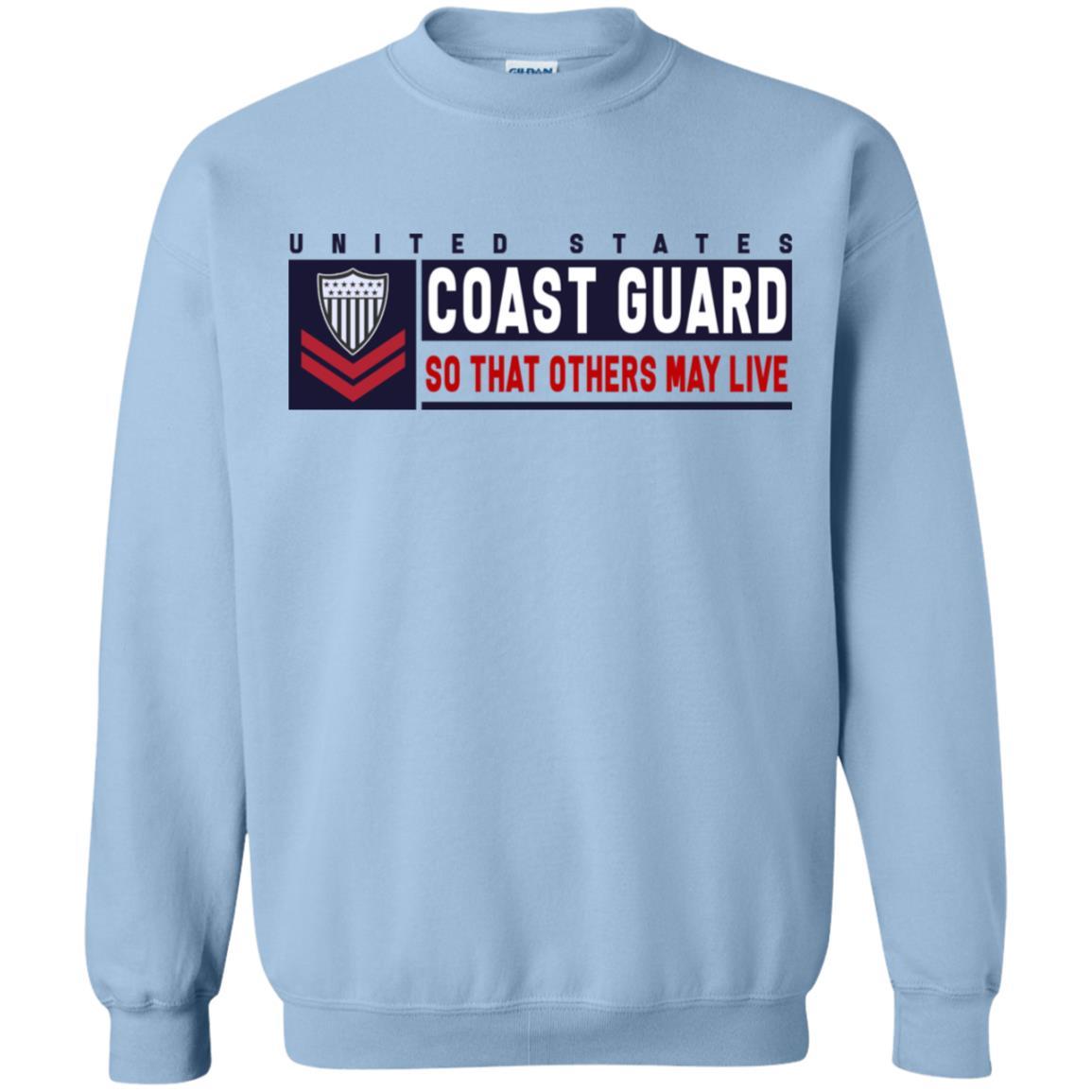 US Coast Guard E-5 Petty Officer Second Class E5 PO2 So That Others May Live Long Sleeve - Pullover Hoodie-TShirt-USCG-Veterans Nation