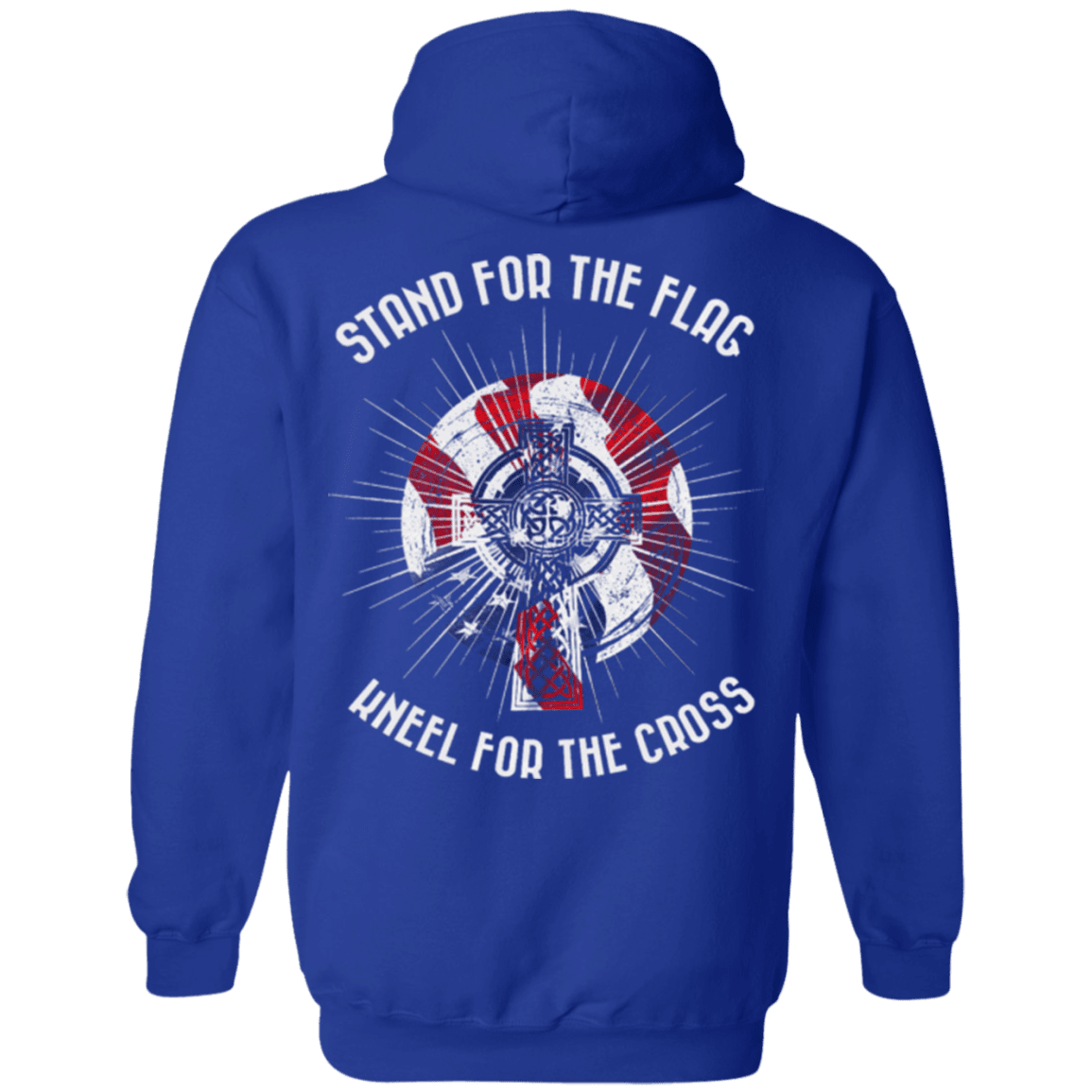 Military T-Shirt "Veteran - Stand For The Flag Kneel For The Cross"-TShirt-General-Veterans Nation