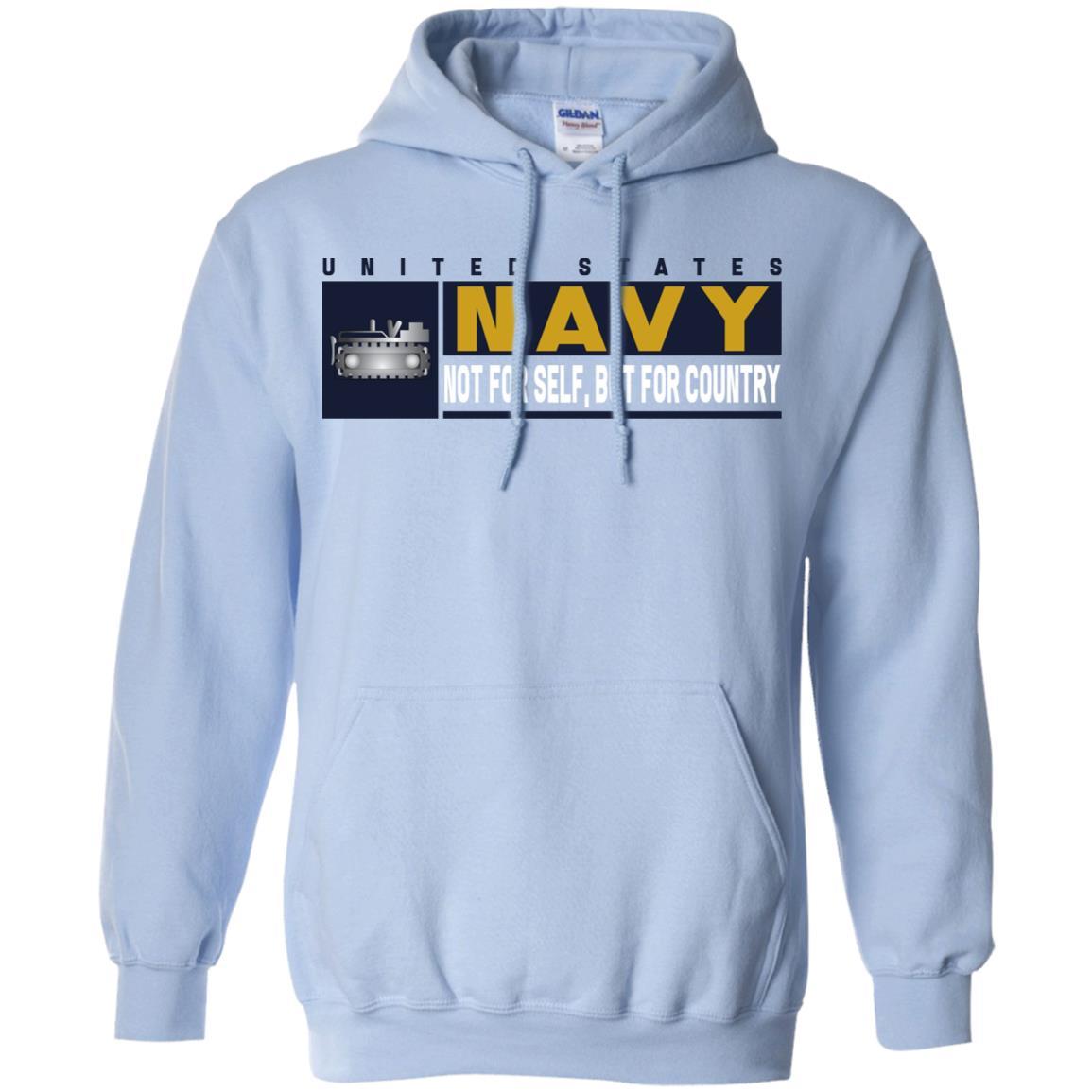 Navy Equipment Operator Navy EO- Not for self Long Sleeve - Pullover Hoodie-TShirt-Navy-Veterans Nation