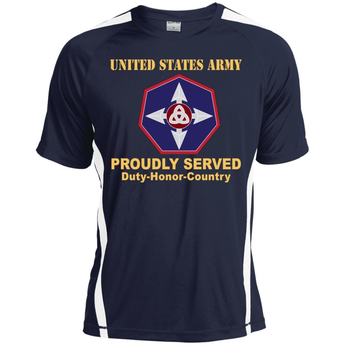 US ARMY 364TH EXPEDITIONARY SUSTAINMENT COMMAND- Proudly Served T-Shirt On Front For Men-TShirt-Army-Veterans Nation