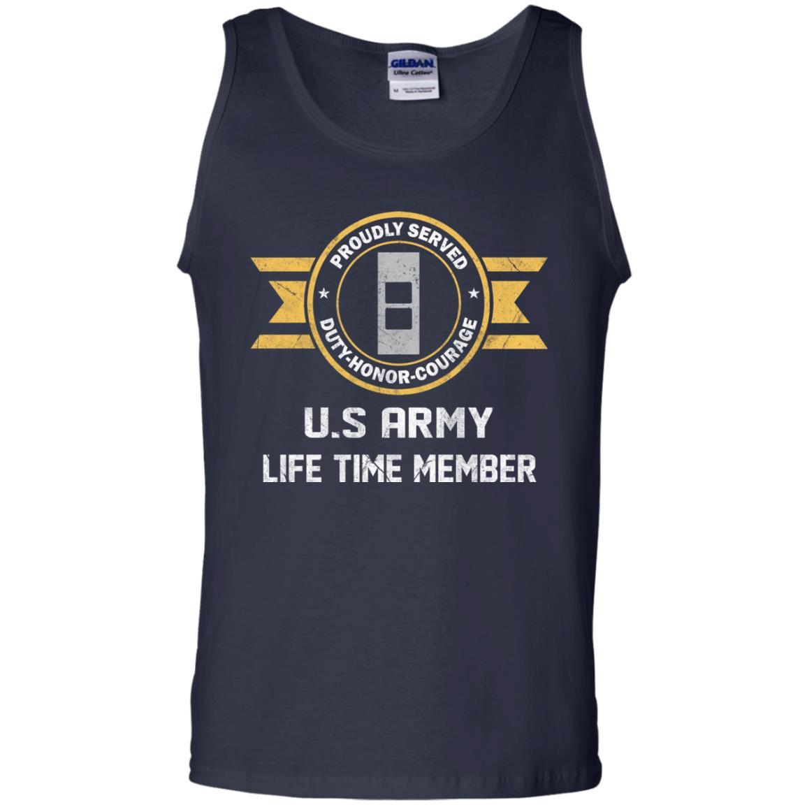 Life Time Member - US Army W-2 Chief Warrant Officer 2 W2 CW2 Warrant Officer Ranks Men T Shirt On Front-TShirt-Army-Veterans Nation