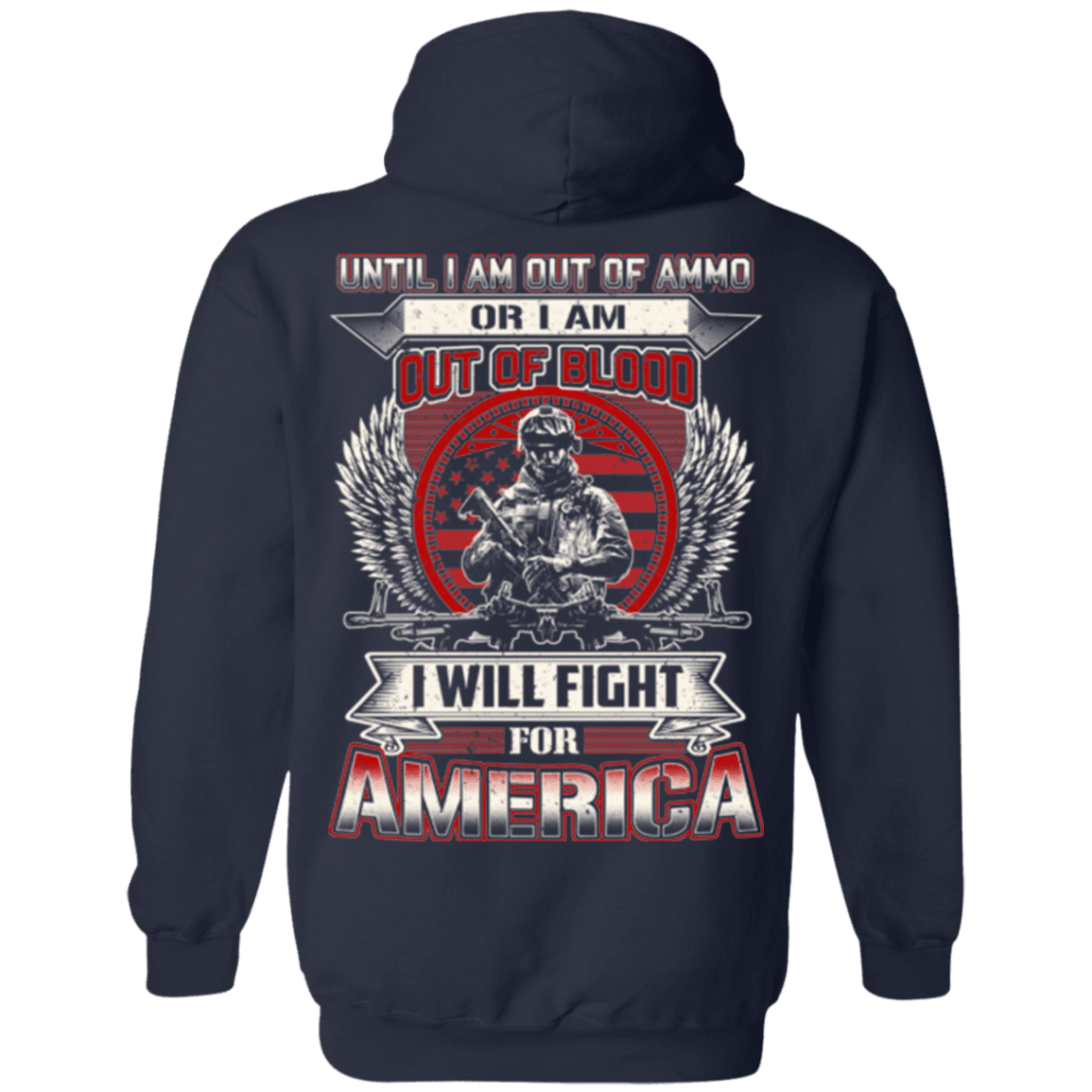 Military T-Shirt "Veteran - I Will Fire For America"-TShirt-General-Veterans Nation