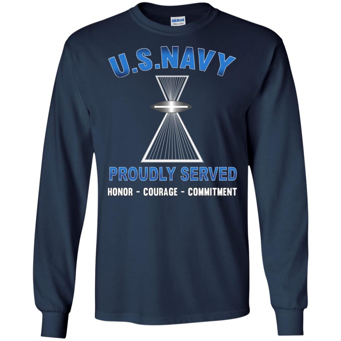 U.S Navy Aviation Photographer's Mate PH - Proudly Served T-Shirt For Men On Front-TShirt-Navy-Veterans Nation