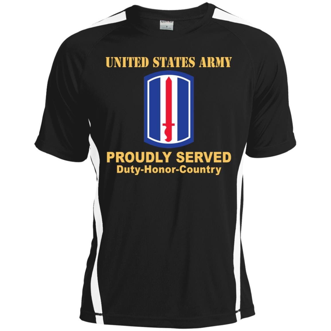 US ARMY 193RD INFANTRY BRIGADE- Proudly Served T-Shirt On Front For Men-TShirt-Army-Veterans Nation