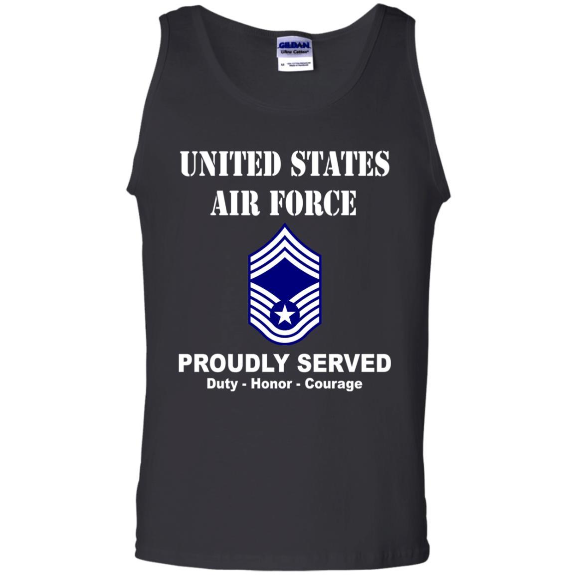 US Air Force E-9 Chief Master Sergeant CMSgt E9 Noncommissioned Officer Ranks Men Front T Shirt For Air Force-TShirt-USAF-Veterans Nation