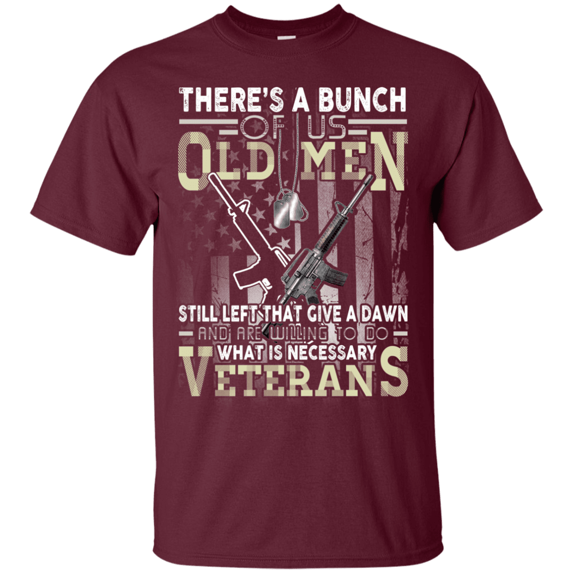 Military T-Shirt "OLD MEN VETERAN"-TShirt-General-Veterans Nation