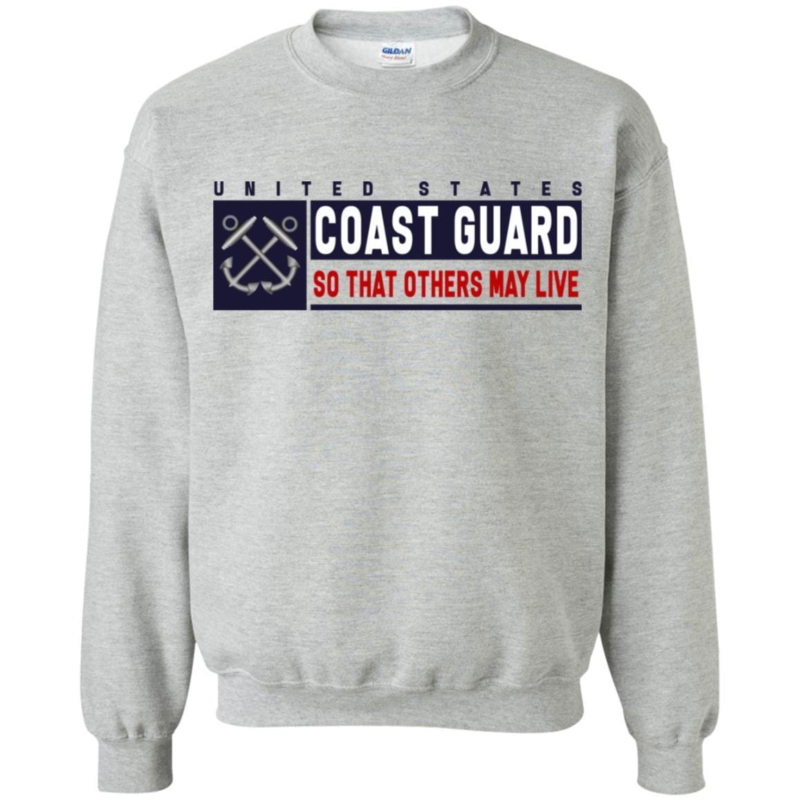 US Coast Guard Boatswains Mate BM Logo- So that others may live Long Sleeve - Pullover Hoodie-TShirt-USCG-Veterans Nation