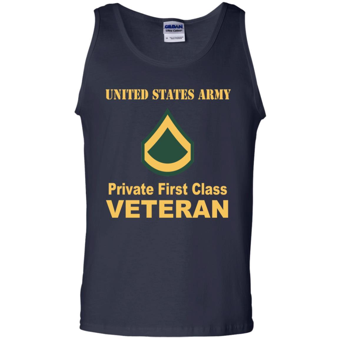 Army E-3 PFC E3 Private First Class Enlisted Soldier Veteran Men T Shirt On Front-TShirt-Army-Veterans Nation