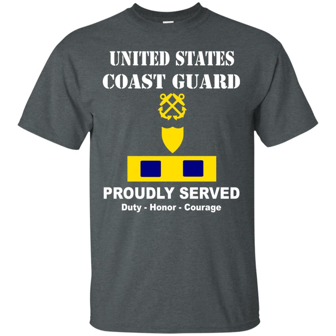 US Coast Guard W-3 Chief Warrant Officer 3 W3 CWO-3 Chief Warrant Officer Men Front USCG T Shirt-TShirt-USCG-Veterans Nation