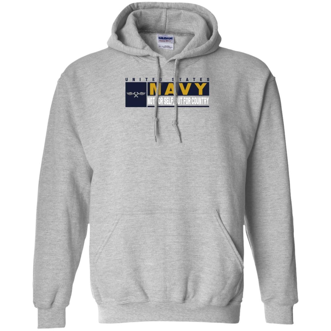 Navy Aviation Structural Mechanic Navy AM- Not for self Long Sleeve - Pullover Hoodie-TShirt-Navy-Veterans Nation