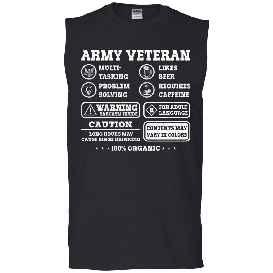 Army Veteran Multitasking Sarcasm Men Front T Shirts-TShirt-Army-Veterans Nation