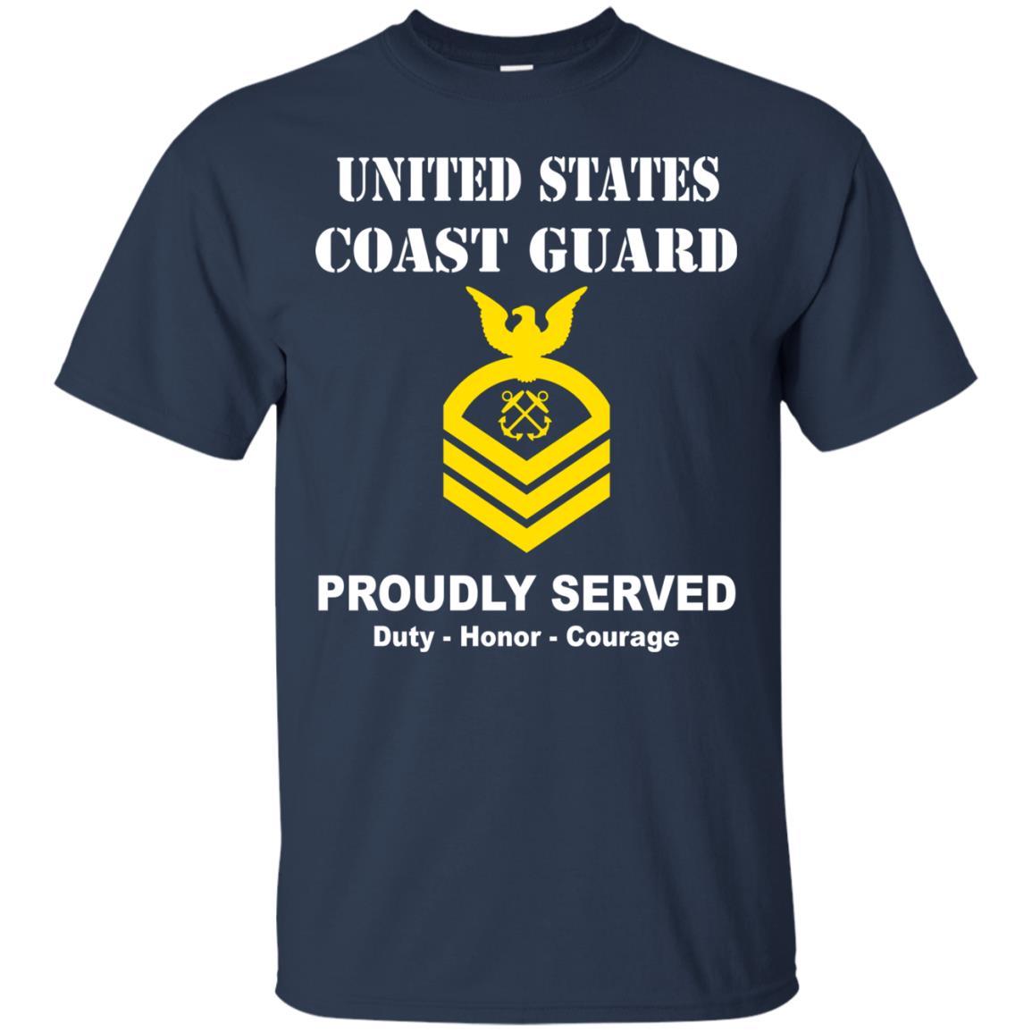 US Coast Guard E-7 Chief Petty Officer E7 CPO Chief Petty Officer Men Front USCG T Shirt-TShirt-USCG-Veterans Nation