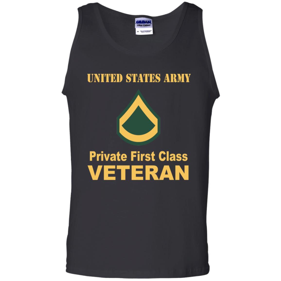 Army E-3 PFC E3 Private First Class Enlisted Soldier Veteran Men T Shirt On Front-TShirt-Army-Veterans Nation