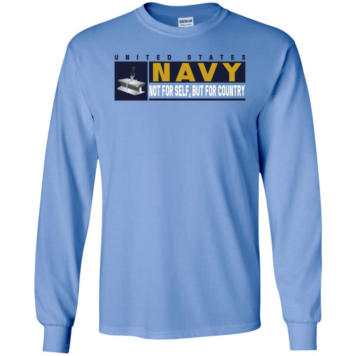 Navy Steelworker Navy SW- Not for self Long Sleeve - Pullover Hoodie-TShirt-Navy-Veterans Nation