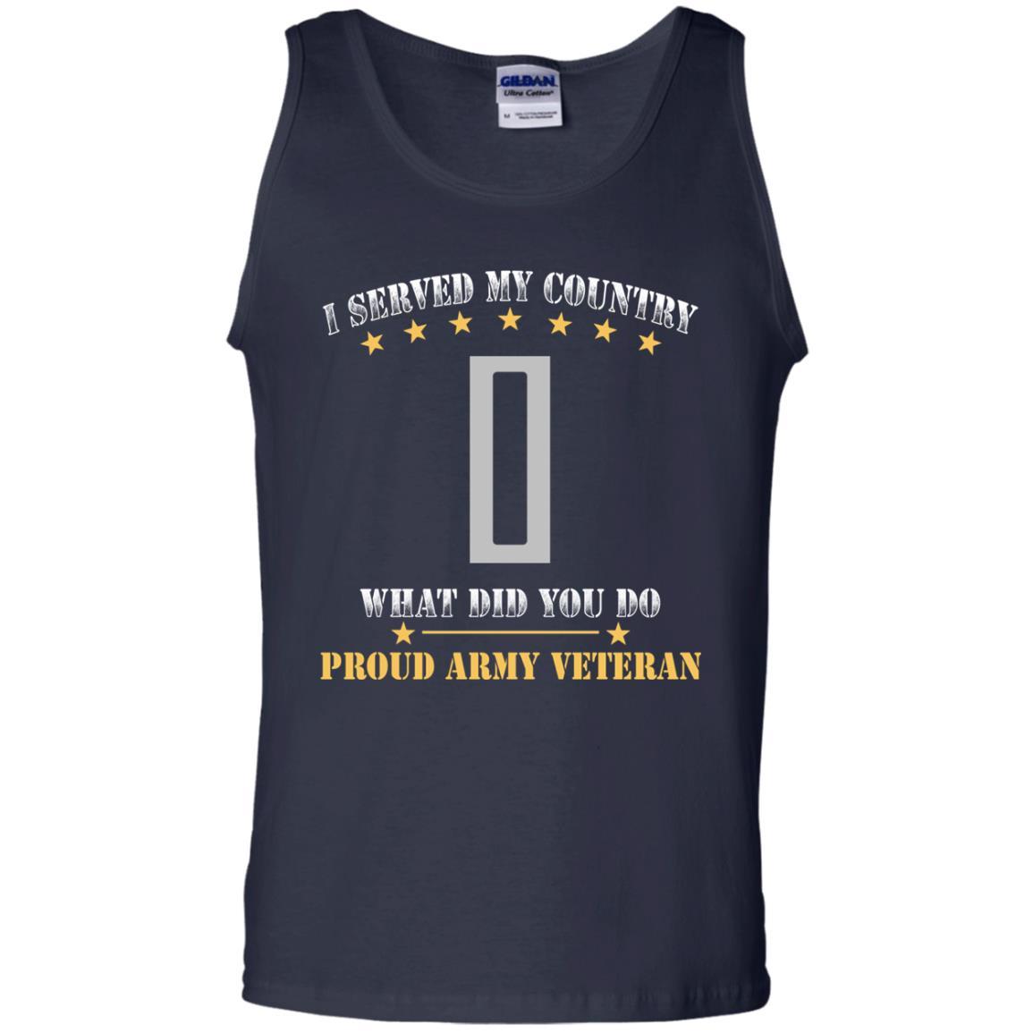 US Army W-5 Chief Warrant Officer 5 W5 CW5 Warrant Officer Ranks Men Front T Shirt - Proud US Army Veteran-TShirt-Army-Veterans Nation