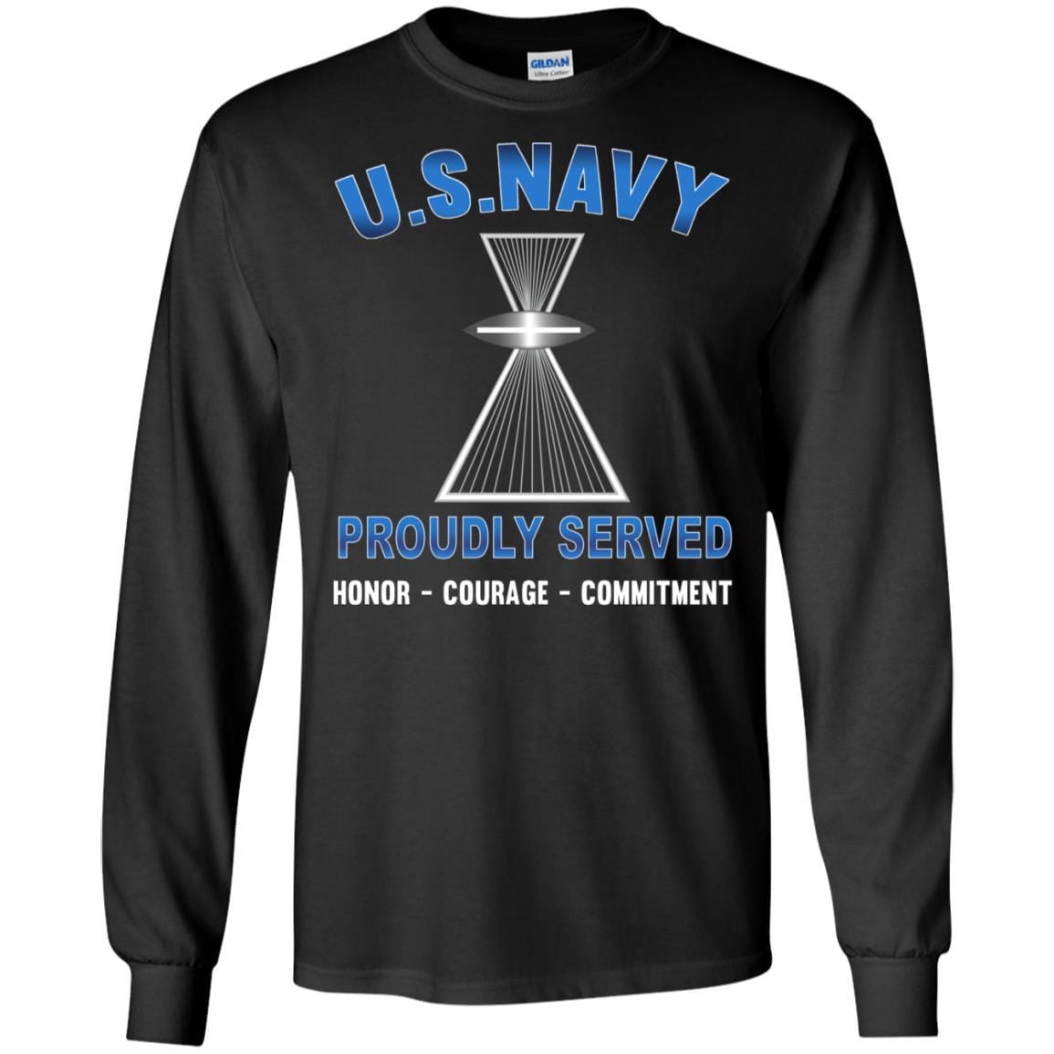 U.S Navy Aviation Photographer's Mate PH - Proudly Served T-Shirt For Men On Front-TShirt-Navy-Veterans Nation